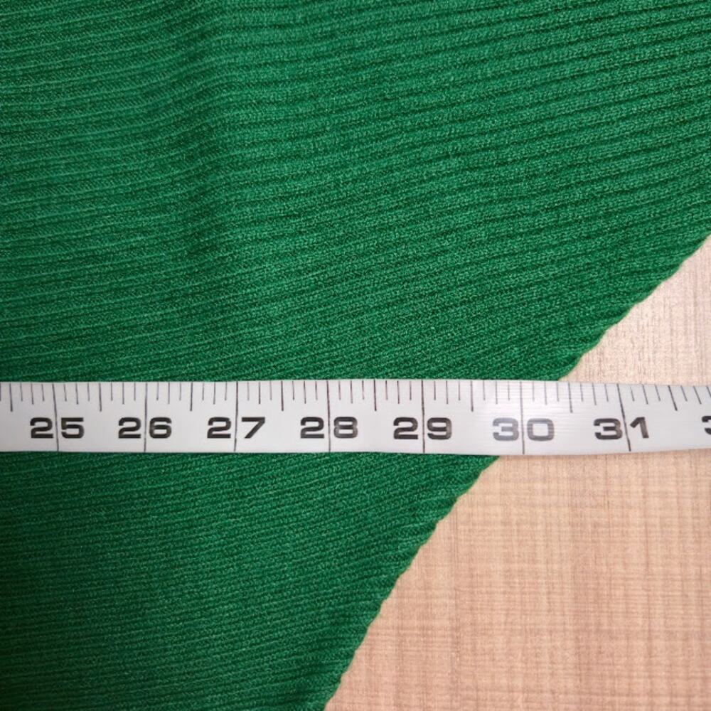 New York & Co Womens NWT Tunic Sweater Size Large Green Bat Wing Preppy - Picture 9 of 12